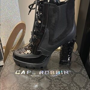 Cape Robbin Nell Sequin Boot NIB